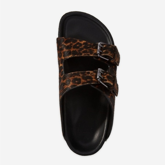 The Kooples Leopard Print Sandals Size 39 - Picture 3 of 8